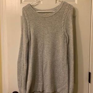 LOFT light grey sweater